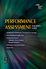 Performance Assessment Teacher&#39;s Guide Grade 9