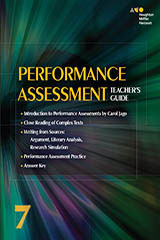 1 Year Digital Performance Assessment Teacher Access Online Grade 7