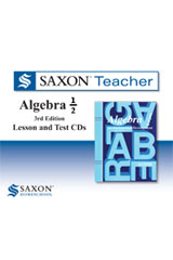 Saxon Teacher CD ROM 3rd Edition-9780547443133