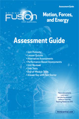 Assessment Guide Module I  Grades 6-8 Module I: Motion, Forces, and Energy