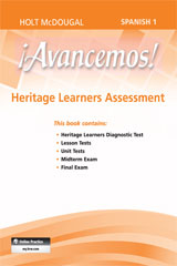 Heritage Learners Assessment Level 1A, Level 1B, and Level 1