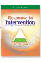 Response To Intervention Tier 1 Blackline Masters Grade 6