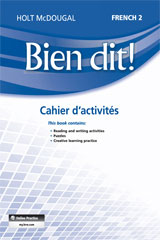 Cahier d&amp;rsquo;activit&amp;eacute;s Student Edition Level 2