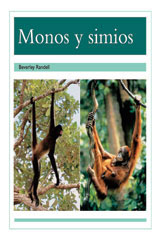 Leveled Reader 6pk turquesa (turquoise) Monos y simios (Monkeys and Apes)