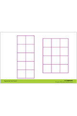 6x9 Grid Cards - 6 X 9 in Coated Heavy Cardstock (2 SIDED) Grade PreK